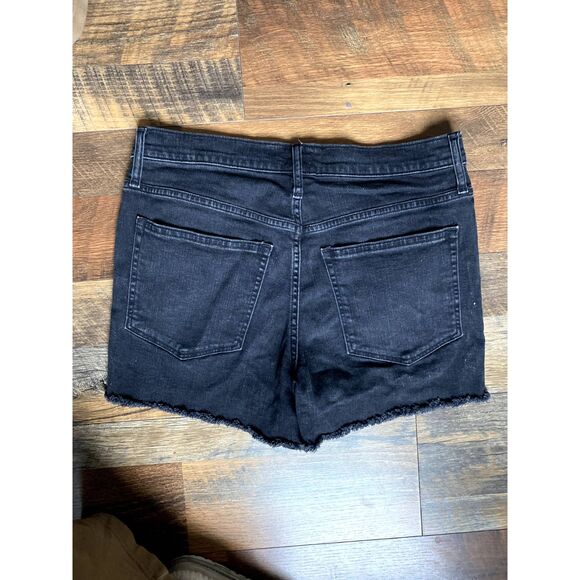 J.Crew Women's Black Denim Shorts - Size 30 - Picture 1 of 4